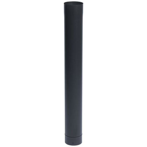 Tuyau rigide TEN 344011 émail noir mat 100cm D150mm