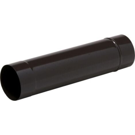 Tuyau rigide TEN 344011 émail noir mat 100cm D150mm