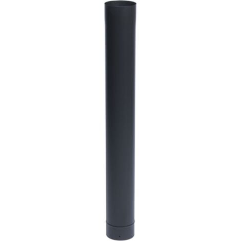 Tuyau rigide TEN 344011 émail noir mat 100cm D150mm