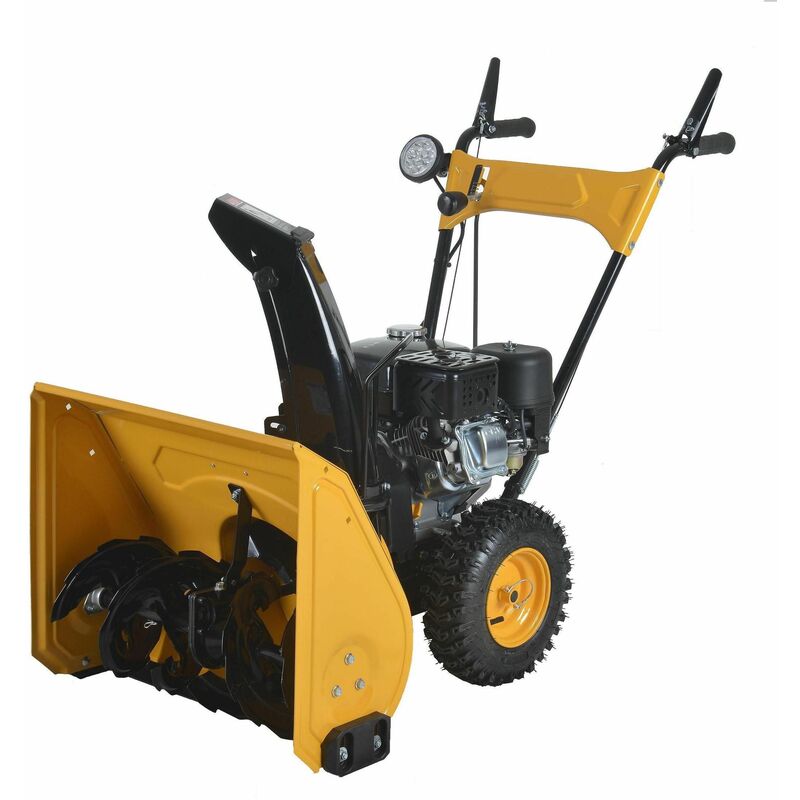 Fraise à neige / Déneigeuse Moteur Loncin 196CC avec Démarreur électrique et Eclairage LED