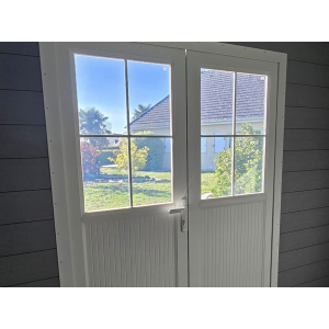 Abri de jardin composite SINTRA 9 m² gris clair – Moderne et résistant