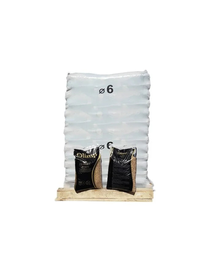 Granulés OLIMP Din+, EN+A1 – Palette de 15 sacs de 15kg
