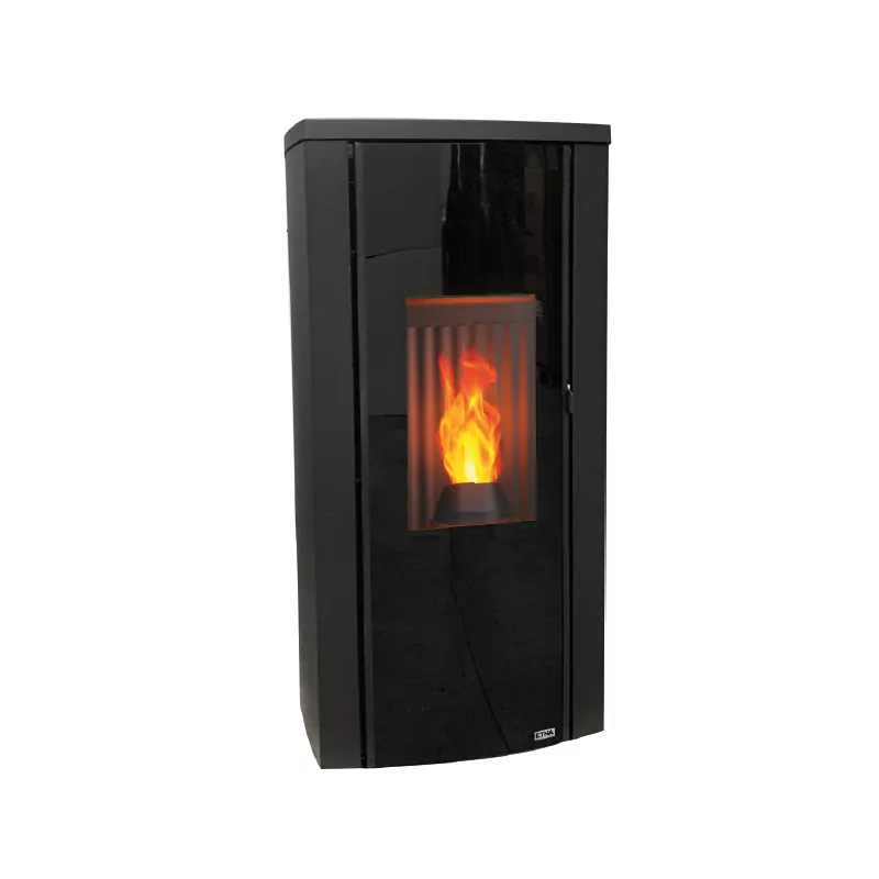 Poêle à granulés étanche (sortie dessus concentrique) Cristallo Silenzio Up – 9,2 Kw