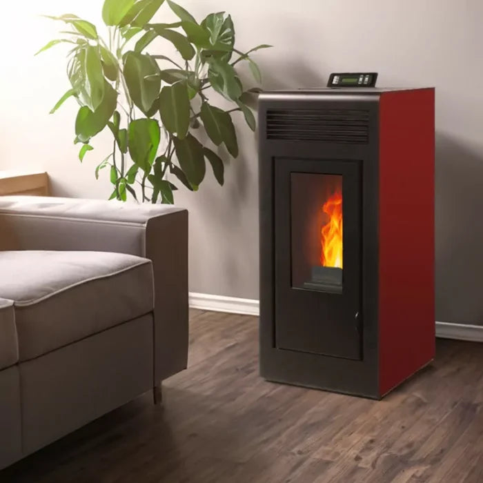 Poêle à granulés étanche (sortie dessus concentrique) – Vulcano Up – 10,8 Kw